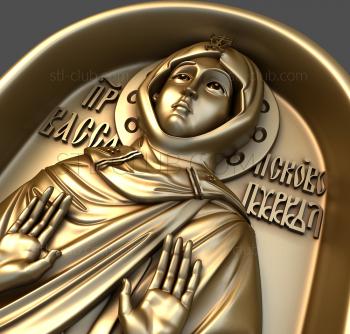 3D model Venerable Vassa of the Pskov-Pecherskaya (STL)